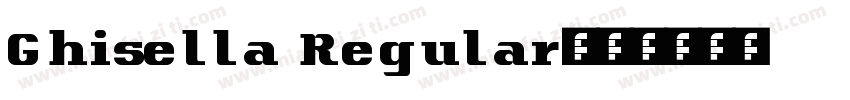 Ghisella Regular字体转换